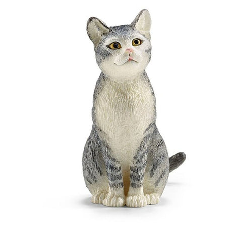 Schleich Sitting Cat - Old Railway Line Garden Centre