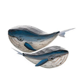 Shoeless Joe 33cm Mother & Child Whale Ornament (Set of 2) - Old Railway Line Garden Centre