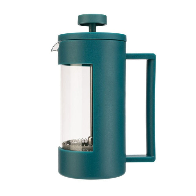 Siip 350ml Green Glass 3 Cup Cafetiere - Old Railway Line Garden Centre