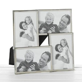 Silver 4 Picture Collage Photo Frame - Old Railway Line Garden Centre