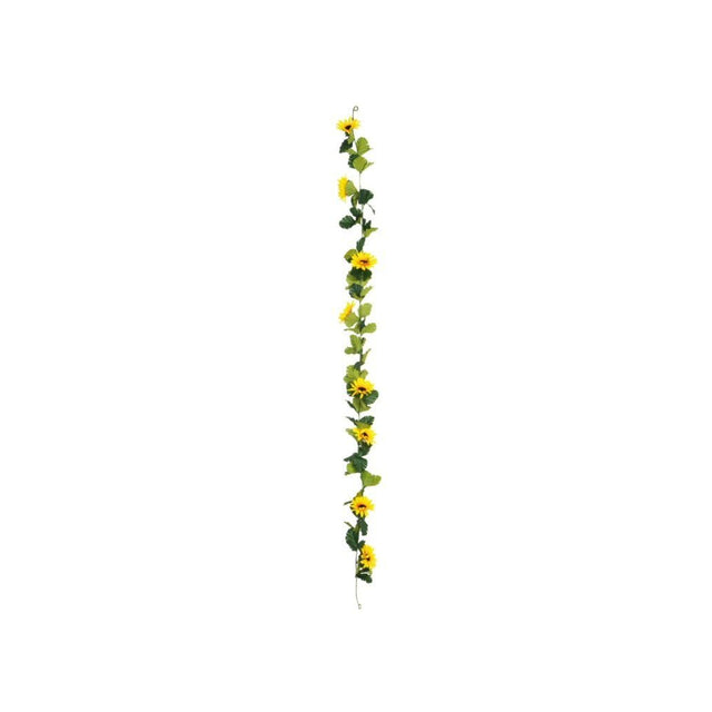 Sincere Floral 165cm Artificial Sunflower Autumn Garland - Old Railway Line Garden Centre