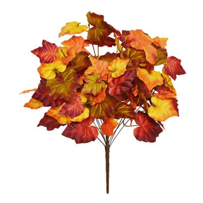 Sincere Floral 56cm Artificial Autumn Leaf Bush - Old Railway Line Garden Centre