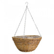 Smart Garden 12" Country Rattan Hanging Basket - Old Railway Line Garden Centre