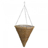Smart Garden 12" Country Rattan Hanging Cone - Old Railway Line Garden Centre