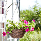 Smart Garden 14" (35cm) Hazel Faux Rattan Hanging Basket - Old Railway Line Garden Centre