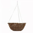 Smart Garden 14" Rattan Hanging Basket - Old Railway Line Garden Centre