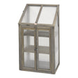 Smart Garden 1m Grey Timber GroZone Mini Greenhouse - Old Railway Line Garden Centre