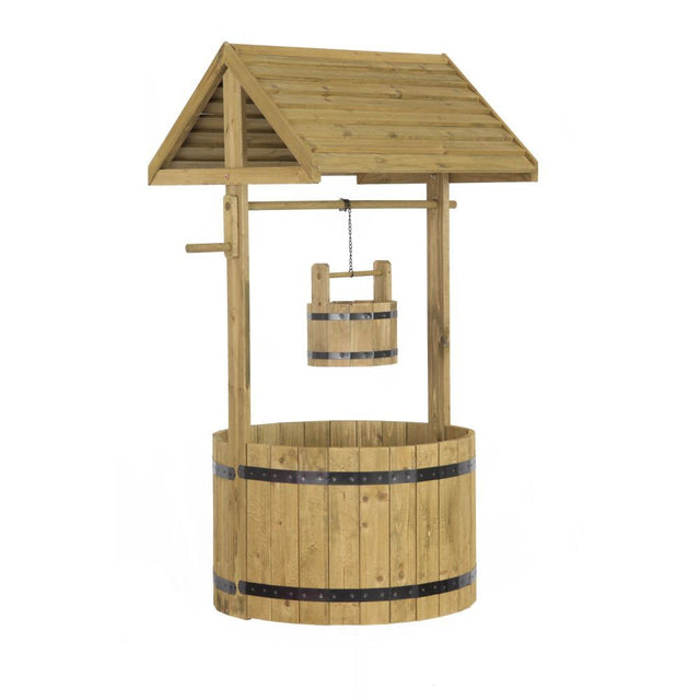 Smart Garden 1m Woodland Wishing Well Planter - Old Railway Line Garden Centre