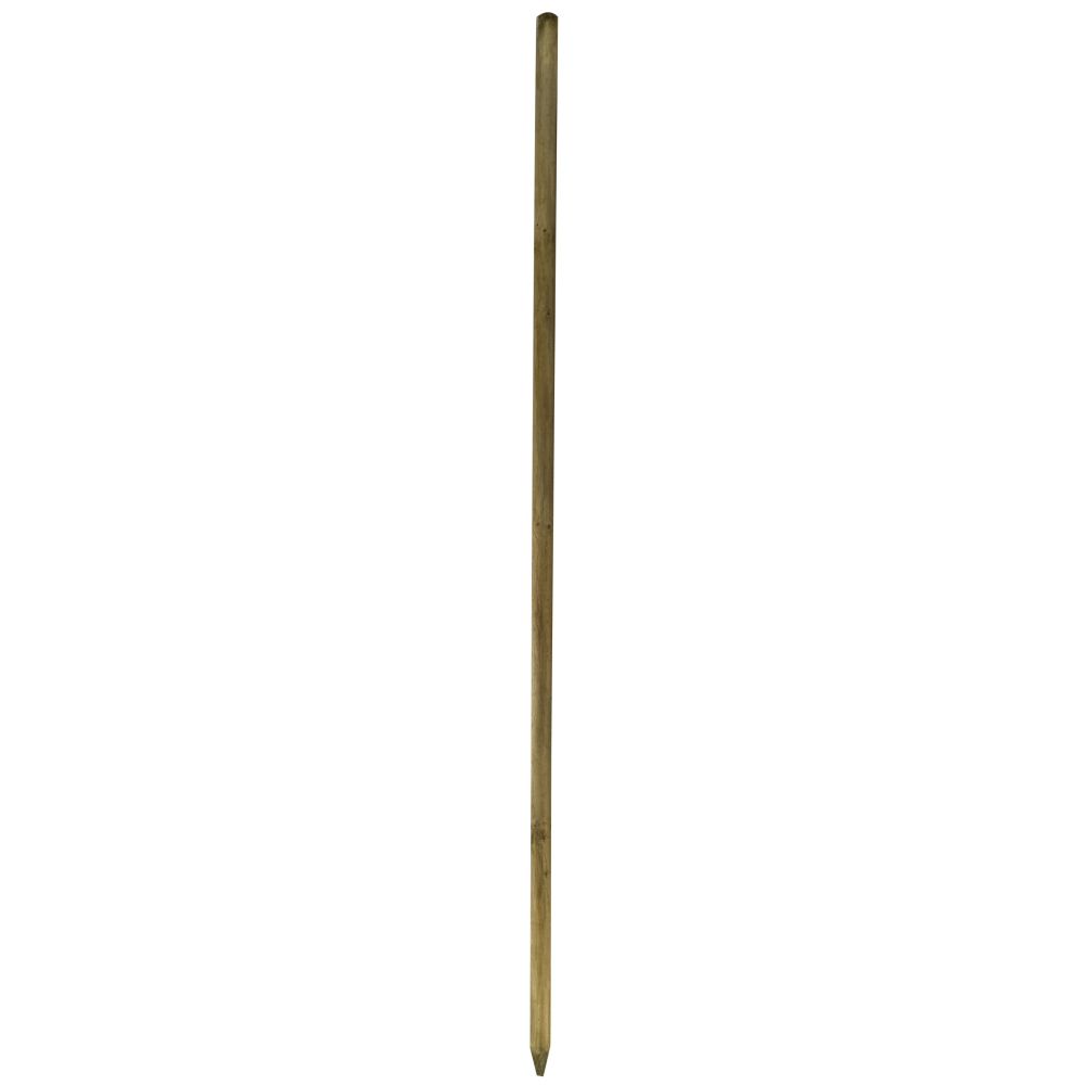 Smart Garden 2.4m x 50mm Softwood Round Tree Stake - Old Railway Line Garden Centre