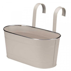 Smart Garden 30cm (12") Ivory Fence & Balcony Hanging Planter - Old Railway Line Garden Centre