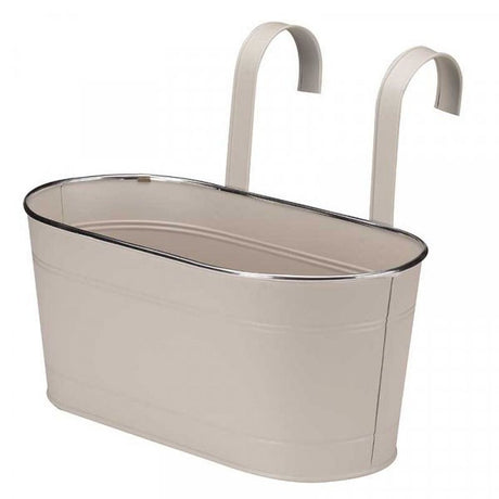 Smart Garden 30cm (12") Ivory Fence & Balcony Hanging Planter - Old Railway Line Garden Centre