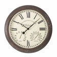 Smart Garden 38cm Bickerton Wall Clock & Thermometer - Old Railway Line Garden Centre