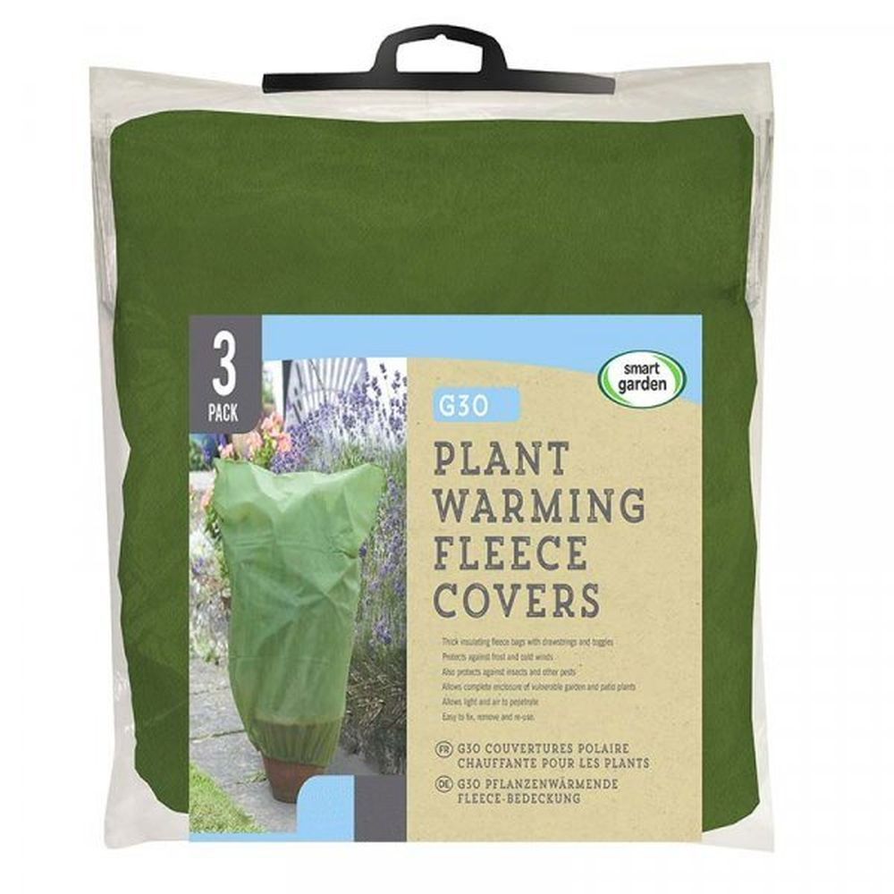 Smart Garden G30 Plant Warming Fleece Covers - Medium (Pack of 3) - Old Railway Line Garden Centre