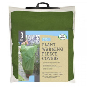 Smart Garden G30 Plant Warming Fleece Covers - Medium (Pack of 3) - Old Railway Line Garden Centre