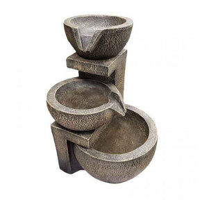 Smart Solar 49cm Genoa Cascade Solar Water Feature - Old Railway Line Garden Centre