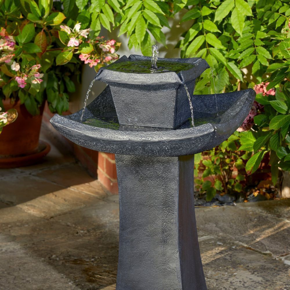 Smart Solar 72cm Pagoda Water Solar Feature - Old Railway Line Garden Centre