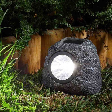 Smart Solar SuperBright Rock Spotlight - 4 Pack - Old Railway Line Garden Centre