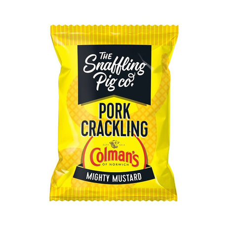 Snaffling Pig Co. 45g Mighty Mustard Pork Crackling - Old Railway Line Garden Centre
