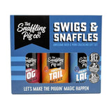 Snaffling Pig Swigs & Snaffles Beer & Pork Crackling Gift Set - Old Railway Line Garden Centre