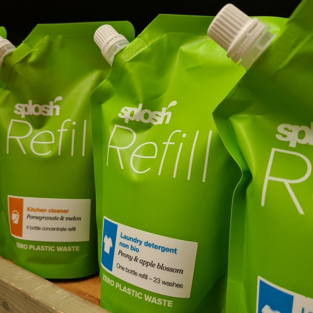 Splosh 430ml Peony & Apple Blossom Laundry Fabric Conditioner Refill Pouch - Old Railway Line Garden Centre