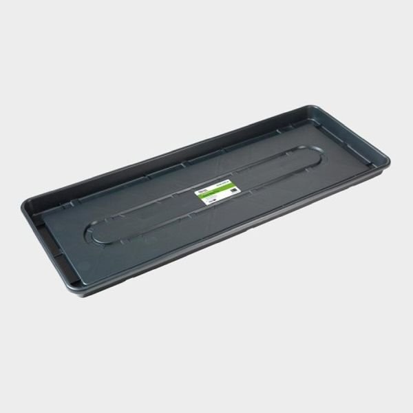 Stewarts 100cm Black Plastic Essentials Growbag Tray - Old Railway Line Garden Centre