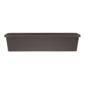 Stewarts 100cm Black Terrace Plastic Garden Trough - Old Railway Line Garden Centre