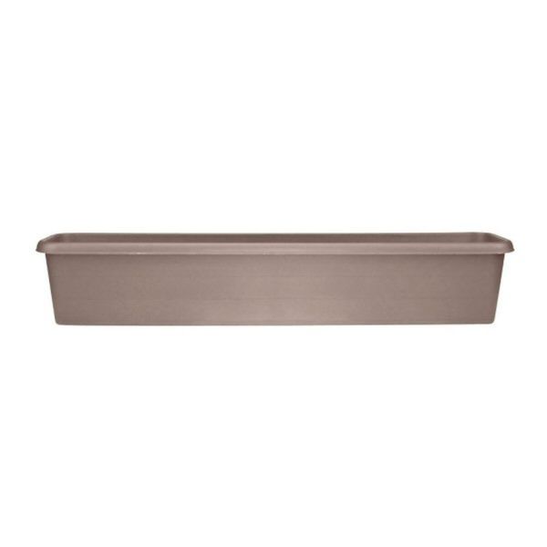 Stewarts 100cm Mocha Terrace Plastic Garden Trough - Old Railway Line Garden Centre