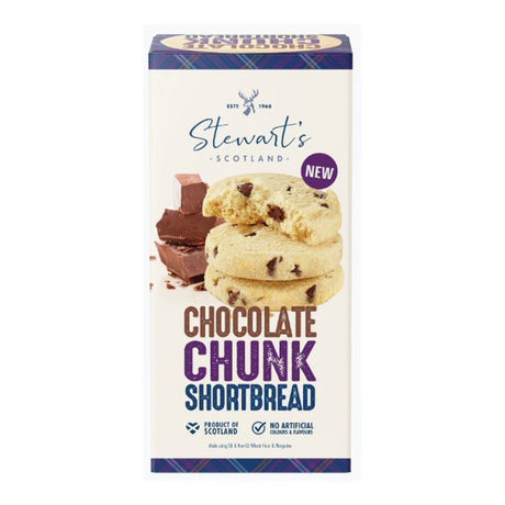 Stewart's 160g Signature Chocolate Chunk Shortbread - Old Railway Line Garden Centre