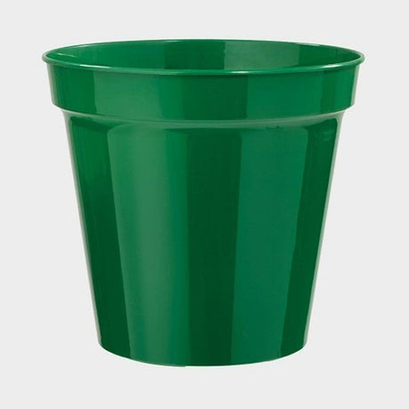 Stewarts 20cm Green Plastic Flower Pot - Old Railway Line Garden Centre