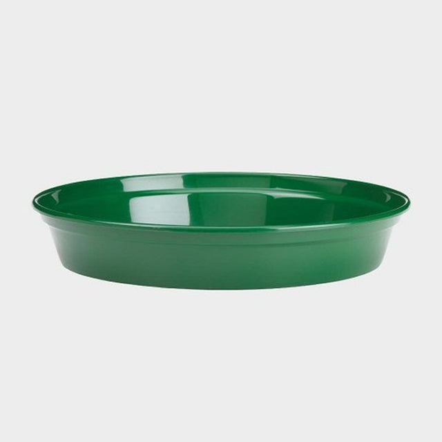 Stewarts 25.4cm Green Plastic Flower Pot Saucer - Old Railway Line Garden Centre