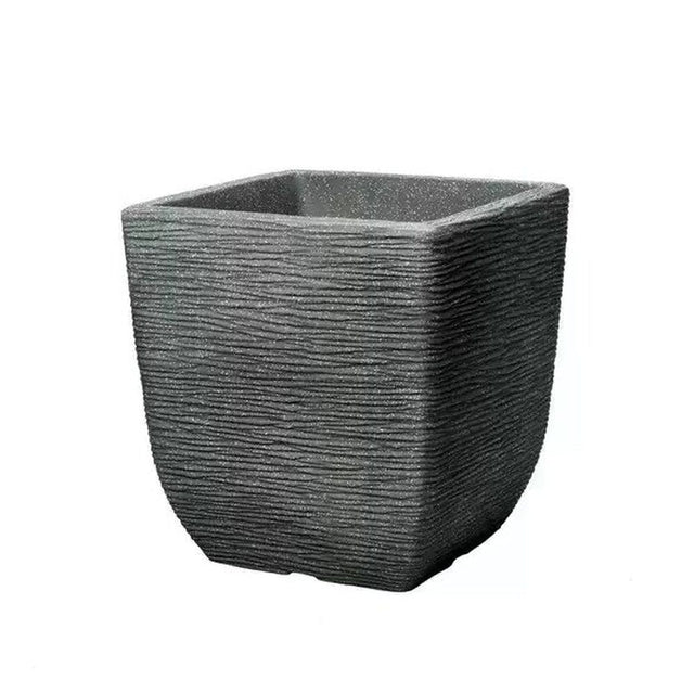 Stewarts 38cm Marble Green Cotswold Square Planter - Old Railway Line Garden Centre