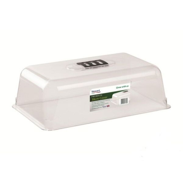 Stewarts 38cm Plastic Premium Propagator Cover - Old Railway Line Garden Centre