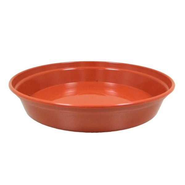 Stewarts 38cm Terracotta Plastic Flower Pot Saucer - Old Railway Line Garden Centre