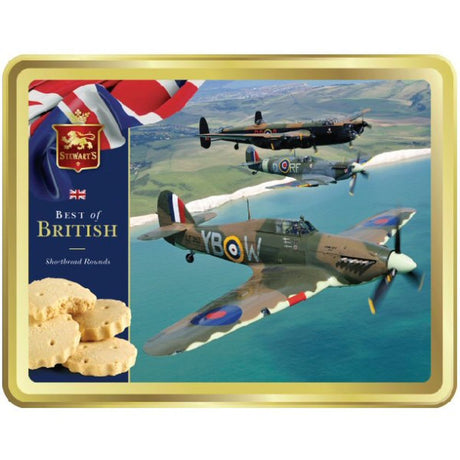 Stewart's 400g Best of British WWII Trio Shortbread Tin - Old Railway Line Garden Centre