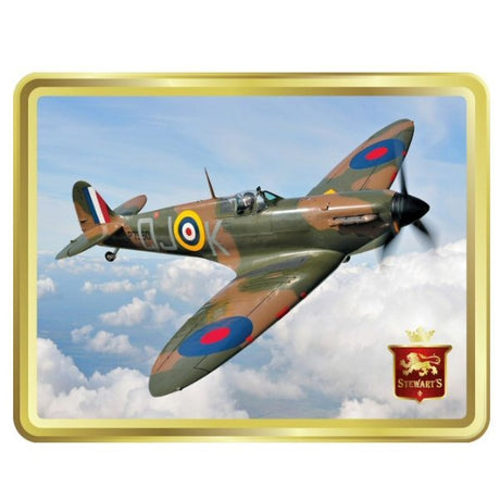 Stewart's 400g Classic Collection WWII Spitfire Shortbread Tin - Old Railway Line Garden Centre