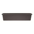 Stewarts 40cm Black Terrace Plastic Garden Trough - Old Railway Line Garden Centre