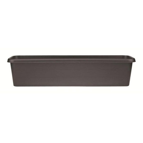 Stewarts 40cm Black Terrace Plastic Garden Trough - Old Railway Line Garden Centre