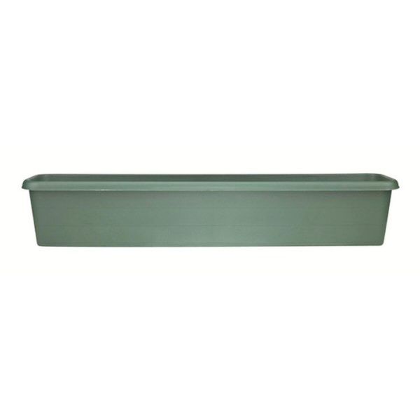 Stewarts 40cm Green Terrace Plastic Garden Trough - Old Railway Line Garden Centre