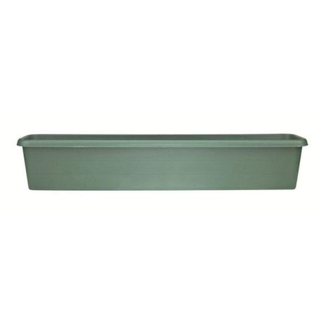 Stewarts 40cm Green Terrace Plastic Garden Trough - Old Railway Line Garden Centre