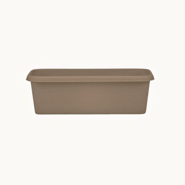 Stewarts 40cm Mocha Terrace Plastic Garden Trough - Old Railway Line Garden Centre