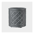 Stewarts 44cm Lead Effect Round Planter - Old Railway Line Garden Centre