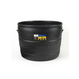 Stewarts 50cm Black Large Smithy Plastic Patio Tub - Old Railway Line Garden Centre