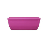 Stewarts 50cm Cherry Red Plastic Garden Patio Trough Planter - Old Railway Line Garden Centre