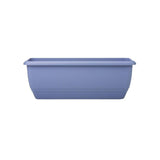 Stewarts 50cm Cornflower Blue Plastic Garden Patio Trough Planter - Old Railway Line Garden Centre
