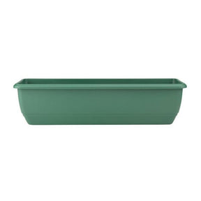 Stewarts 50cm Green Balconniere Plastic Garden Trough - Old Railway Line Garden Centre