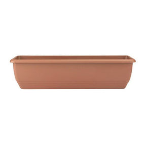 Stewarts 50cm Terracotta Balconniere Plastic Garden Trough - Old Railway Line Garden Centre