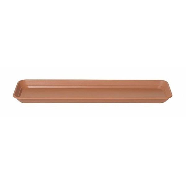 Stewarts 50cm Terracotta Balconniere Plastic Trough Tray - Old Railway Line Garden Centre