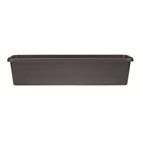 Stewarts 60cm Black Terrace Plastic Garden Trough - Old Railway Line Garden Centre