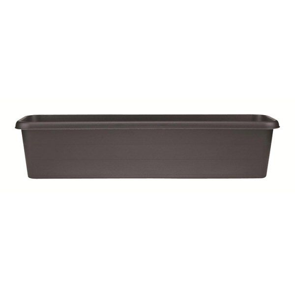 Stewarts 60cm Black Terrace Plastic Garden Trough - Old Railway Line Garden Centre