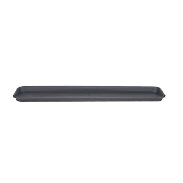 Stewarts 60cm Black Terrace Plastic Trough Tray - Old Railway Line Garden Centre